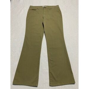 Relativity Olive Green Bootcut Pants Women's Size 12 Average Casual